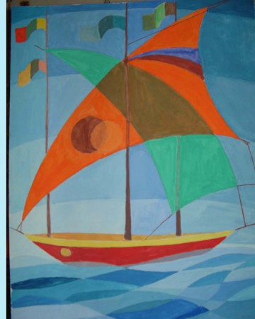 Esercitazioni con tempera: dal chiaro allo scuro, lavorare sulle tonalità.